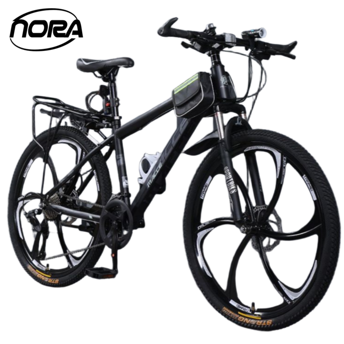 노르아 로드자전거 트렉 로드 트랙 트랙자전거 사이클 자전거추천 로드바이크 6날휠 자전거, 1개, 163cm, 매트블랙