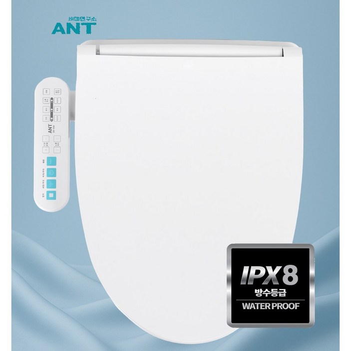 ANT 비데 DS-03A 방수 IPX-8등급 풀터치 컨트롤 LED조명 건조기능