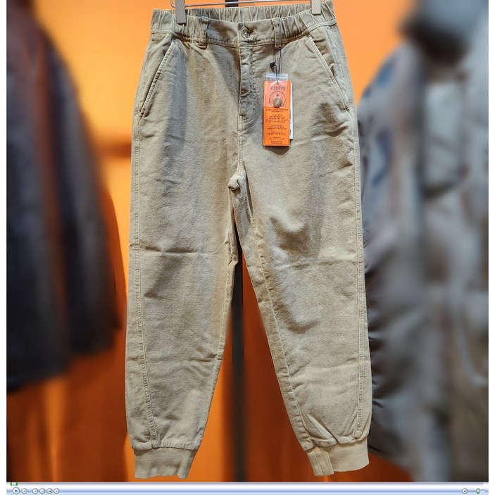 동아쇼핑 버커루 마지막 초초특가여성 21WALE 코듀로이 포켓 가먼트다잉 조거팬츠B224PT975P