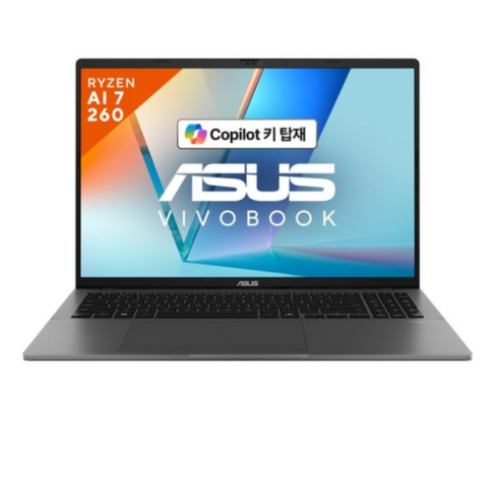 에이수스 2025 비보북 S 16 라이젠7, 매트 그레이, 512GB, 32GB, WIN11 Pro, M3607HARP024