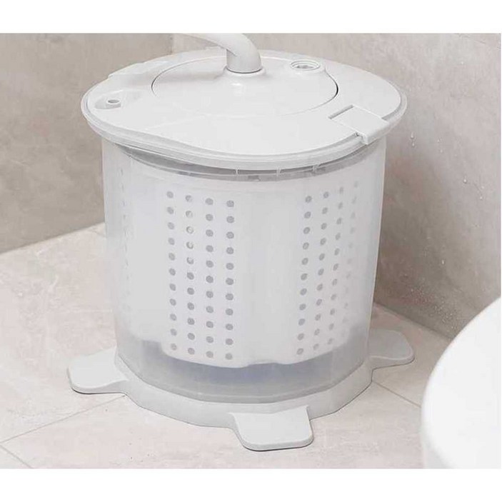 수동탈수기 손잡이 돌리는 탈수통 기숙사 양말 속옷 기본형