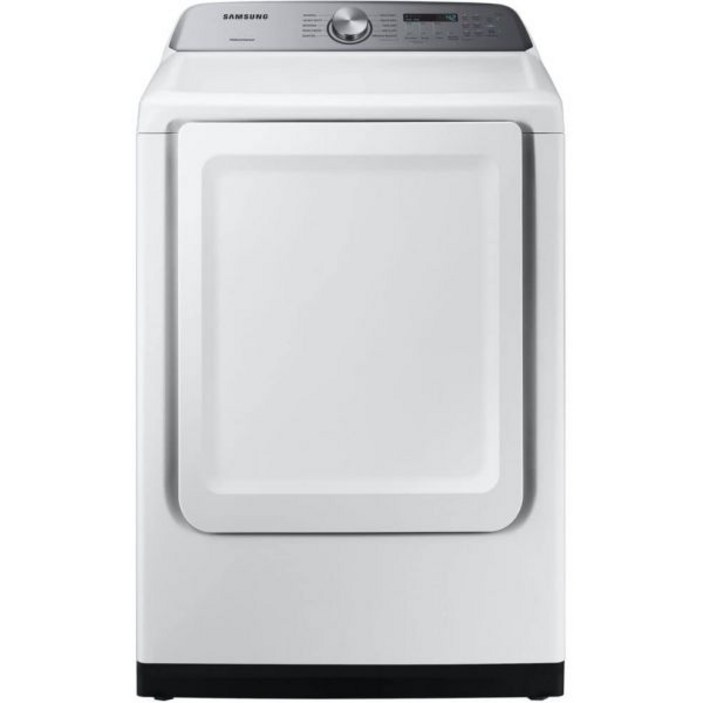 SAMSUNG DVG50R5200W 7.4 cu. ft. 센서 드라이가 있는 가스 건조기 흰색