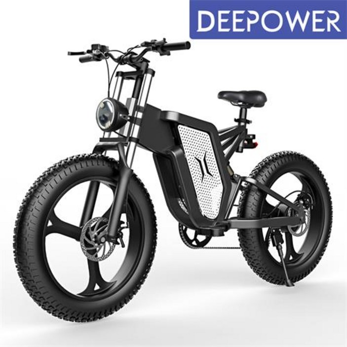 2022년 DEEPOWER 2000W 48V 25Ah 최신형 전기자전거 MTB 산악 자전거 20인치 팻바이크 20230809
