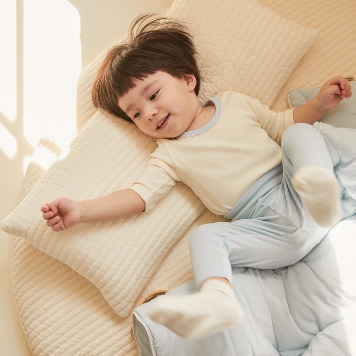 올포홈 100수 누빔 인견 뒹굴러 와이드 베개, KC인증