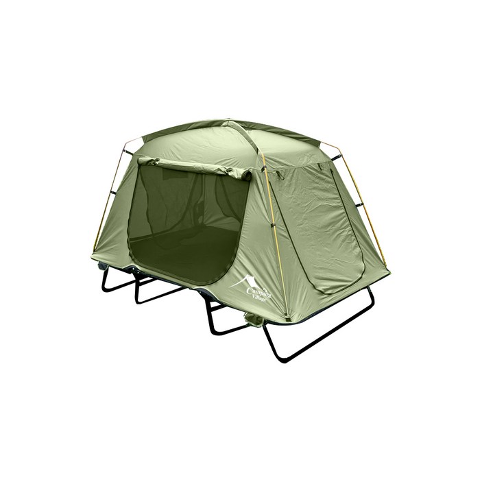 2025 코트텐트2인용 리뉴얼 야전침대텐트 원터치 캠핑 낚시 접이식침대 방수 플라이, 단품, 단일상품