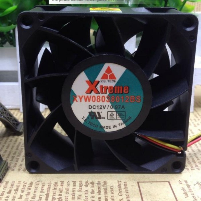 Yuanshan Y. S를 위해. Tech Xtreme Xyw08038012bs 8038 12v 0.97a 냉각 팬