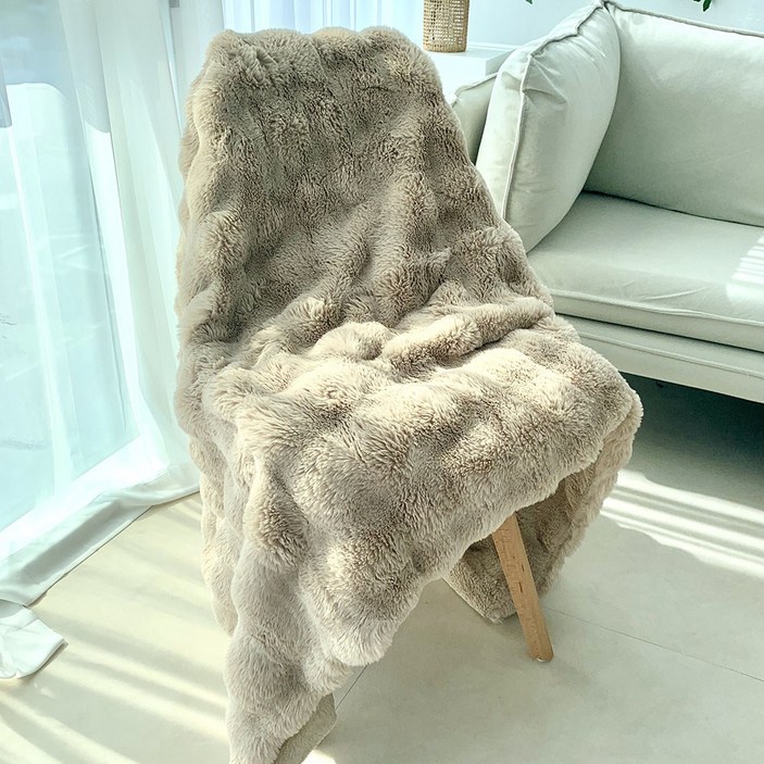 이지니아 힐링 구름 극세사 담요
