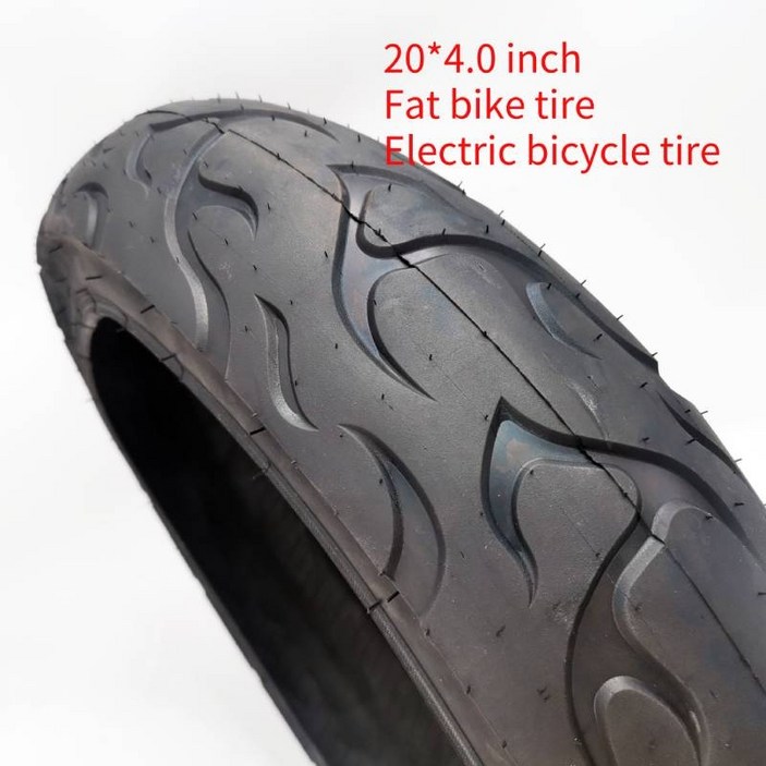 전기팻바이크 광폭자전거 바퀴 두꺼운 자전거 팻바이크 204.0 인치 전기 지방 스노우 비치 타이어 및 내부 튜브 타이어 부품 액세서리