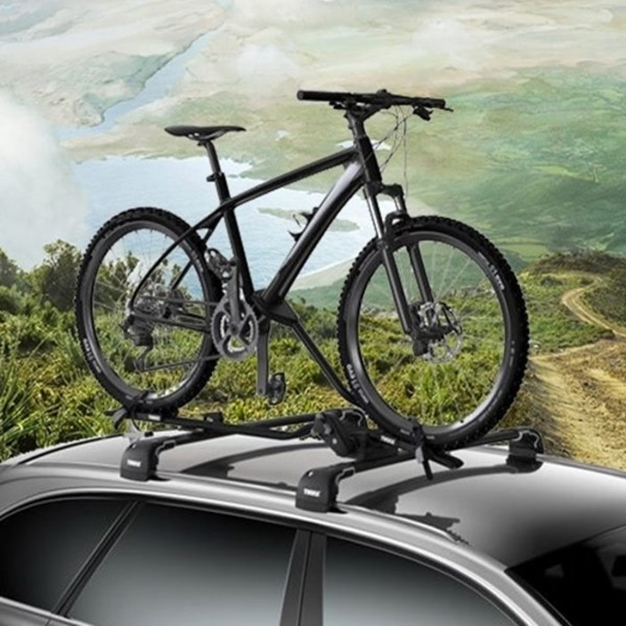 하이브-유통 차량용 지붕 자전거 고정 루프형 캐리어