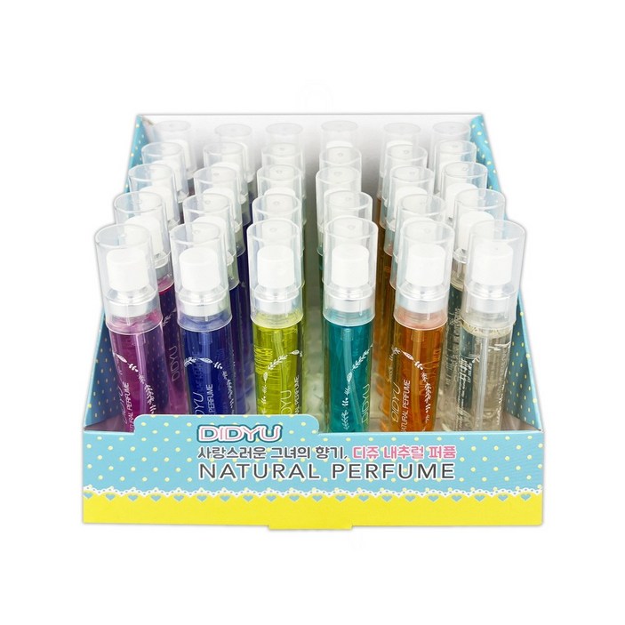 디쥬 내추럴 퍼퓸 향수15ml 6종 30P 미니향수 휴대용향수