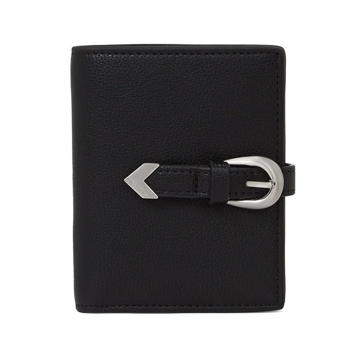 칼라거펠트진 버클 클로저 2단 지갑