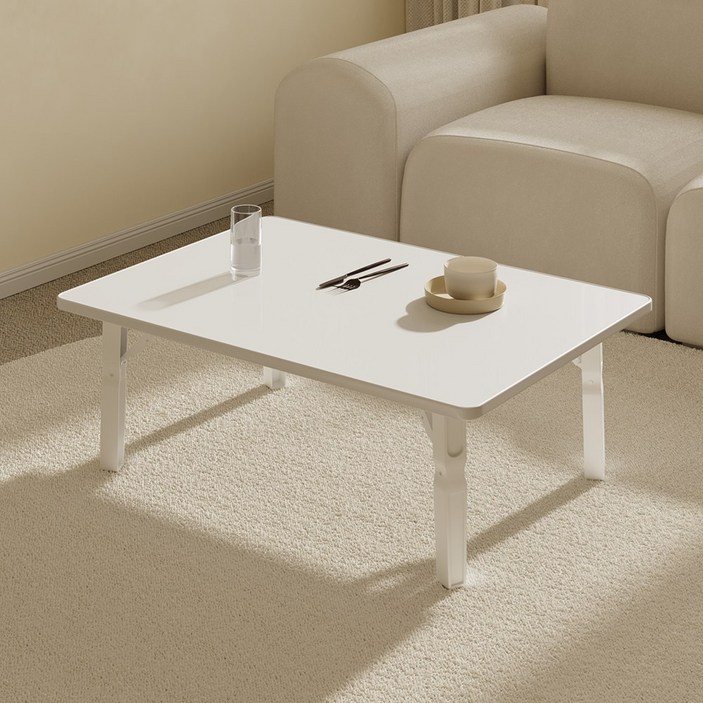 리보아 좌식 접이식 사각 테이블 밥상 1200X600