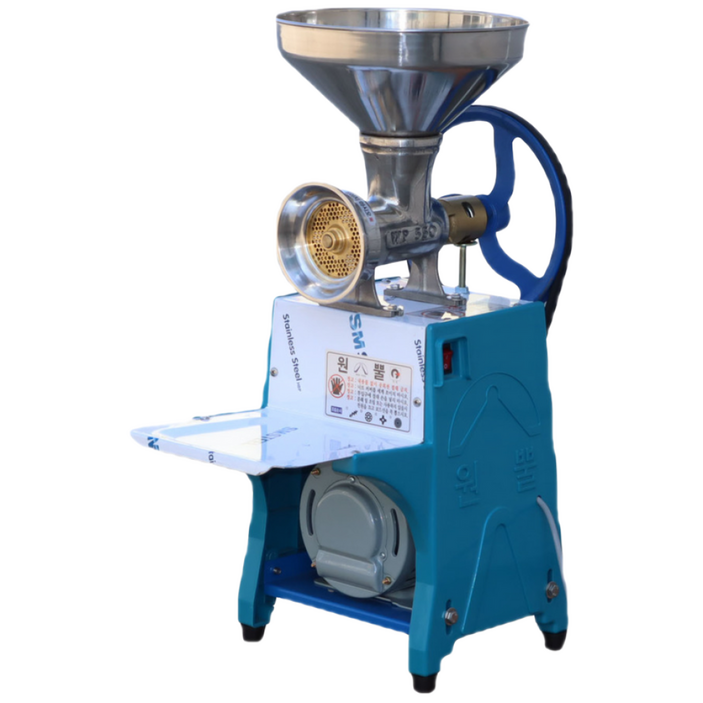 양념분쇄기 양념기계 원뿔산업 고추 김장 양념 민찌기 생강 마늘 양파 업소용 믹서기 WP550A