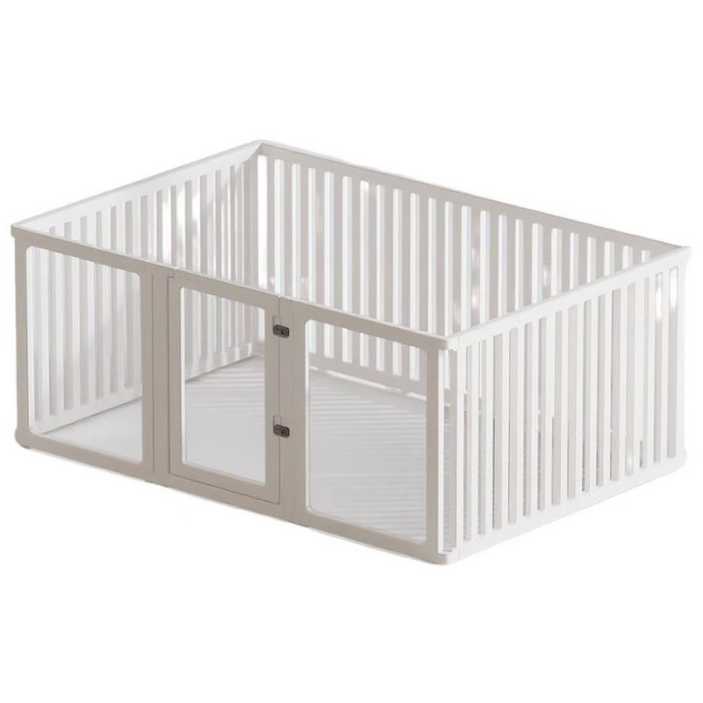 확장형 펫룸 75cm 오픈형 강아지 울타리 애견펜스, 화이트, 1개