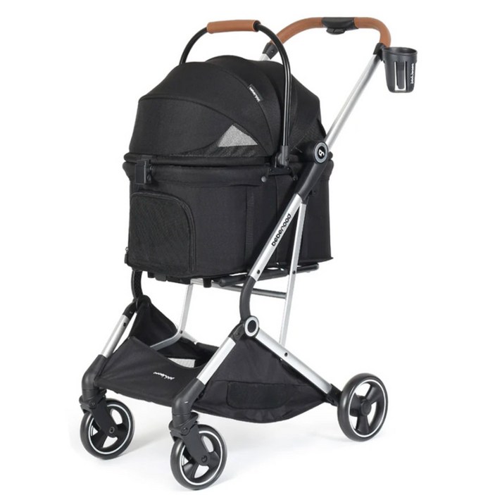베베로드 T3 프리미엄 강아지 애견 유모차 분리형 접이식 캐리어, 1개, 베베로드 T3 블랙