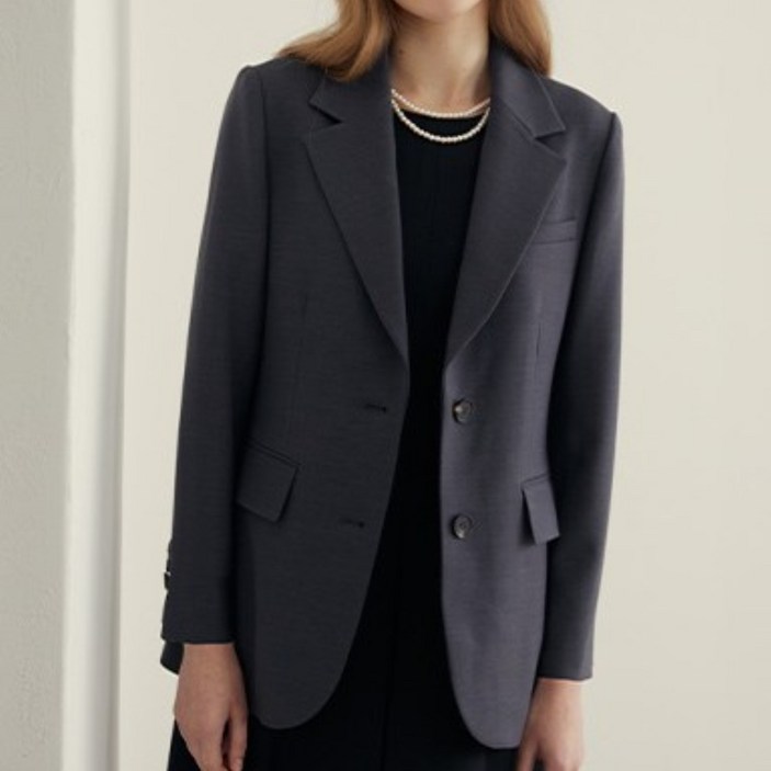 뎁플러스 에센셜 테일러드 여성 자켓