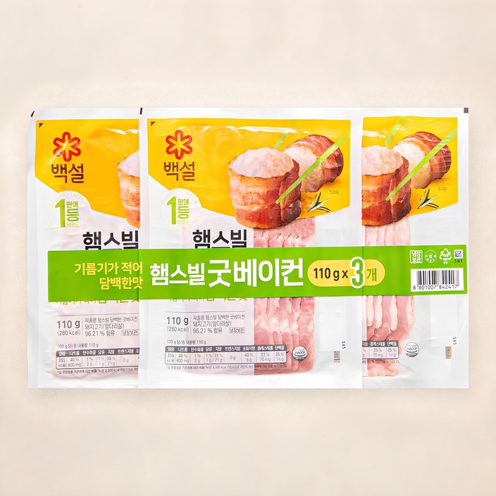 [로켓프레시] 백설 햄스빌 굿베이컨