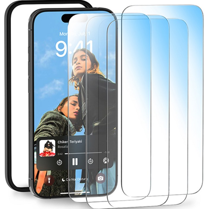 구스페리 강화유리 휴대폰 액정보호필름 4p