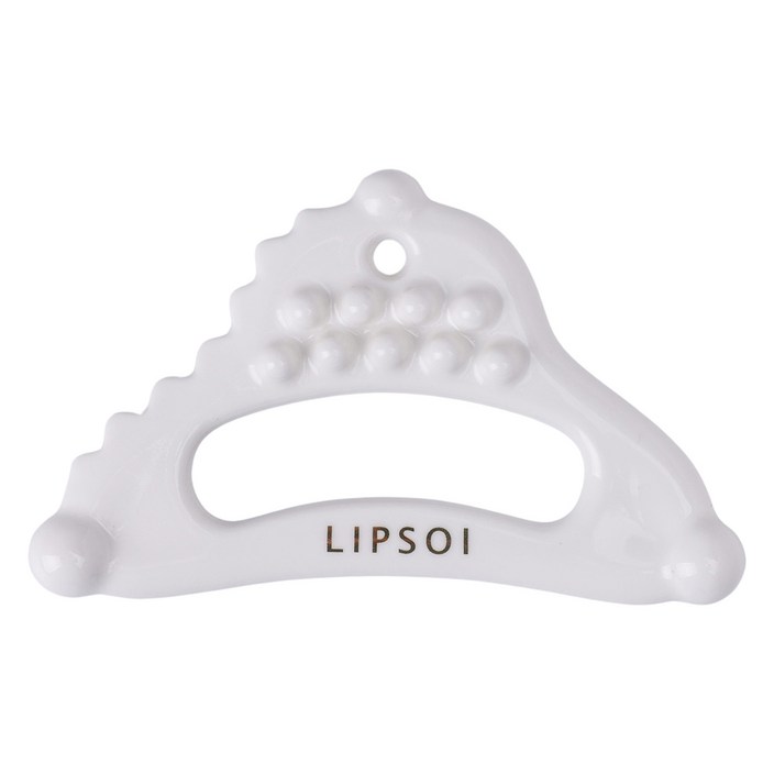 립소이 도자기괄사 마사지기, 화이트, 1개