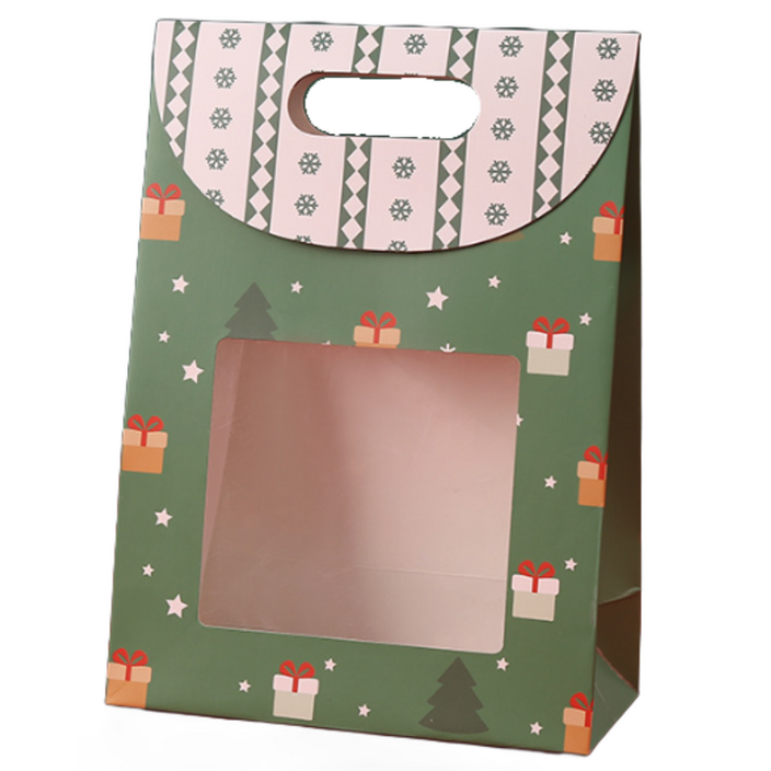 블랙트리 크리스마스 투명창 손잡이 케이스