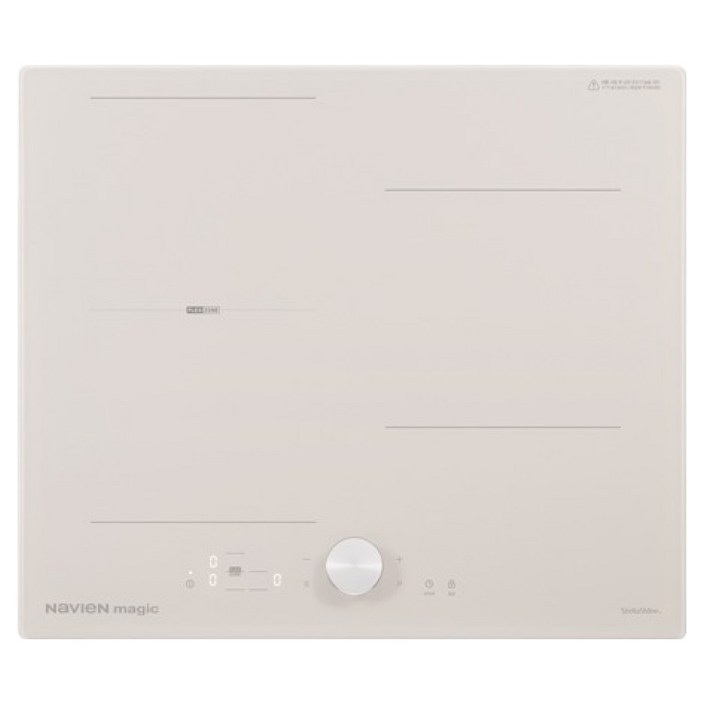 나비엔매직 전기레인지 인덕션 3구 베이지, ERI-5053AF, 빌트인