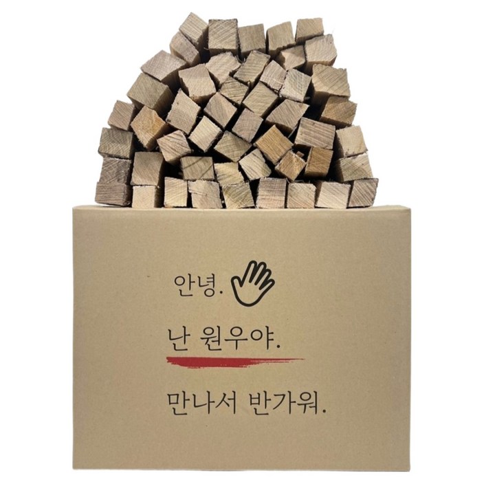 원우네장작 캠핑용 참나무 2망, 20kg, 1개