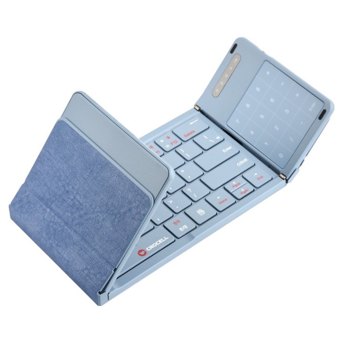크로셀 블루투스 접이식 올인원 터치패드 숫자키패드 무선 키보드