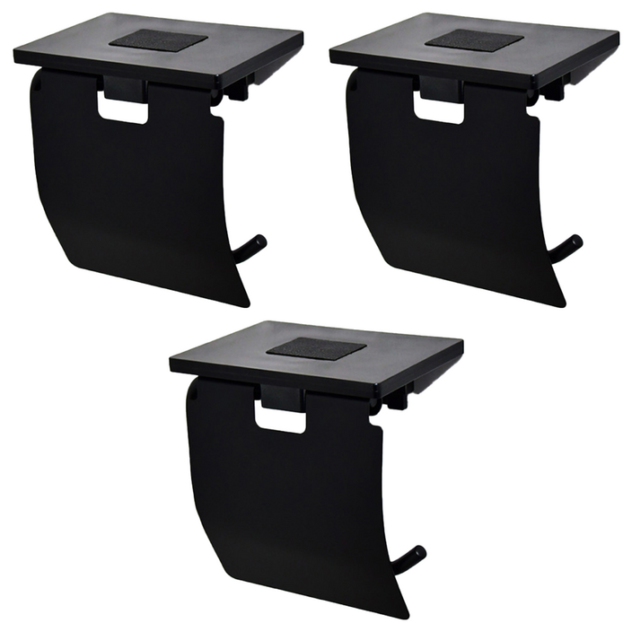 휴지걸이 2400B, 무광블랙, 3개