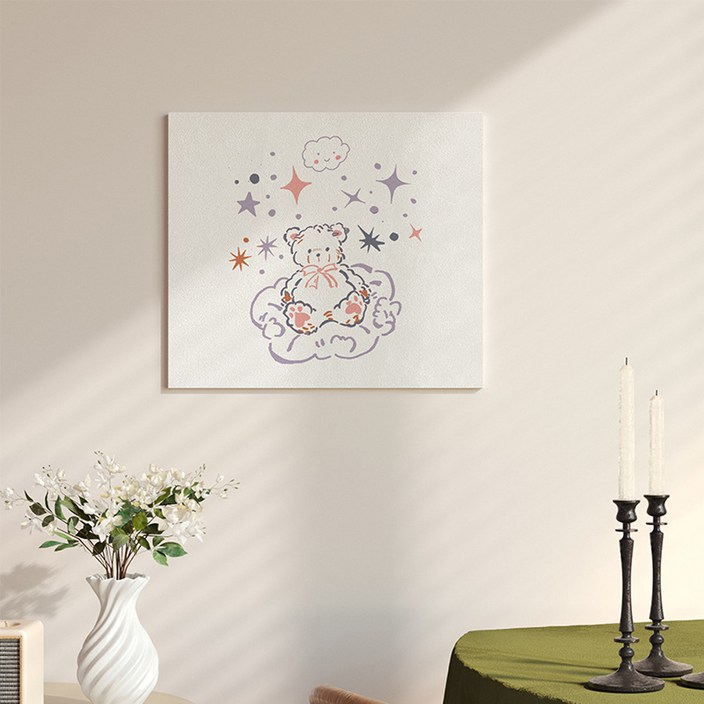 아티홈 카툰 으쌰으쌰 두꺼비집 배전함 벨크로 가림천