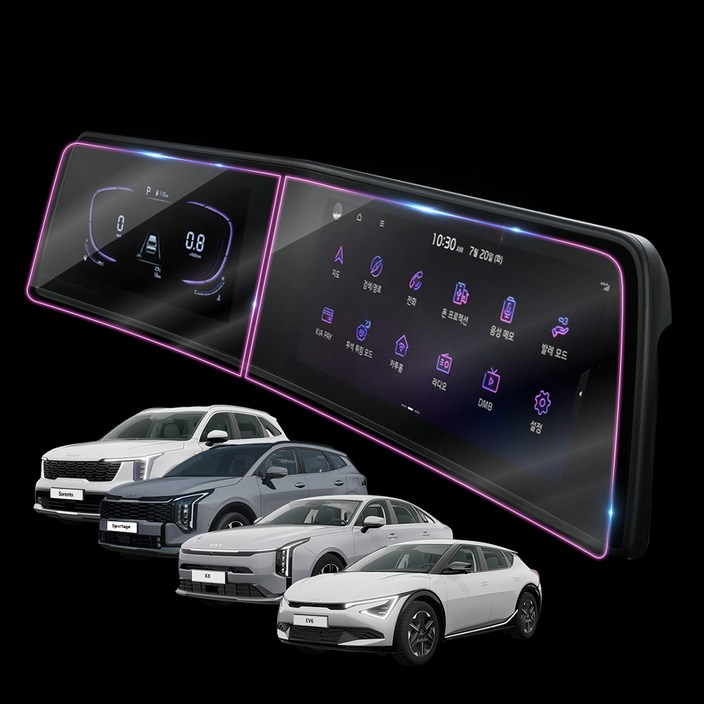 디테일링보호필름 디스플레이 계기판, 1세트, 쏘렌토 MQ4 PE / 더 뉴 K8 GL3 PE / 더 뉴 EV6 CV PE / 더 뉴 스포티지 NQ5 PE