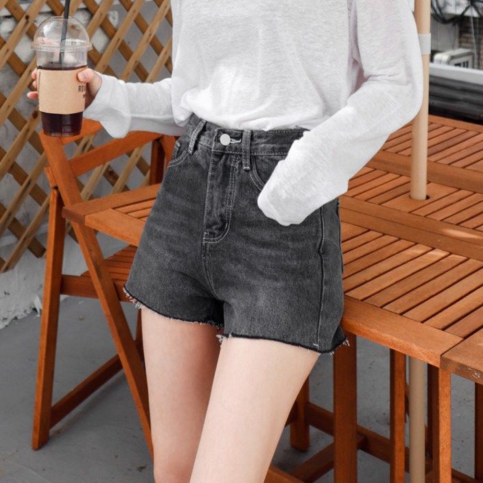 수비진 여성용 데님 숏팬츠 SP167