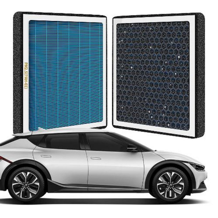 퓨어에어 EV6 헤파 활성탄 듀얼 에어컨필터[호환], EV6, 1개