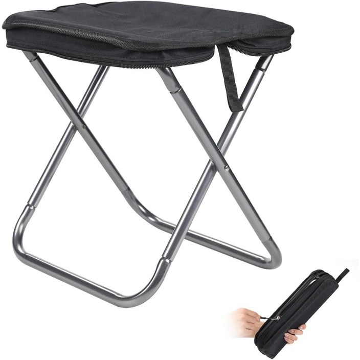 피니보리 초경량 휴대용 3단 접이식 파우치형 캠핑 낚시 미니 의자