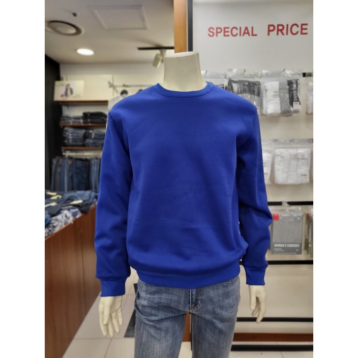 뱅뱅 남녀 공용 저렴한 무지 기모 맨투맨8color