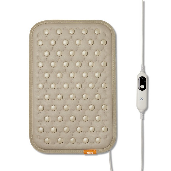 N라이프 미니세라믹매트 누가베스트 미니온열매트 온열찜질매트 미니온열방석리뷰이벤트중, 38525010mm