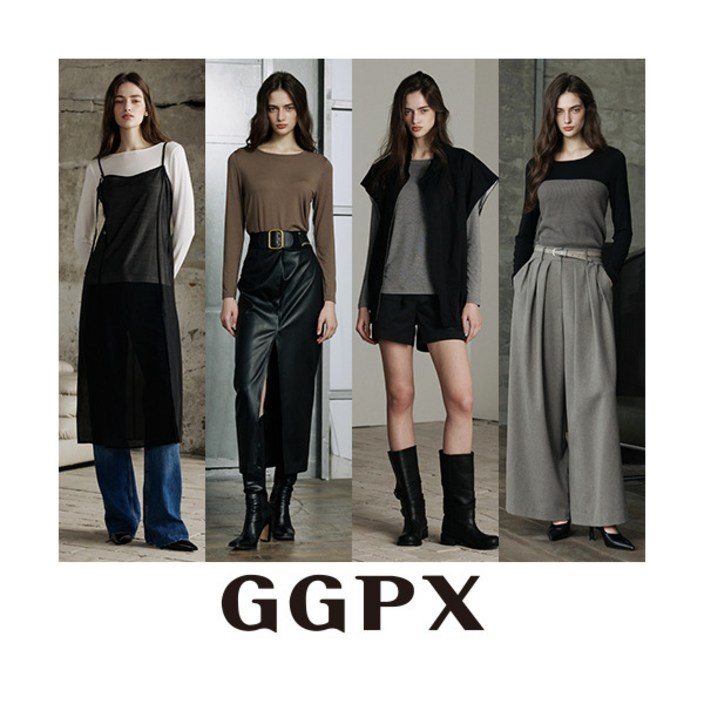 지지피엑스 25FW 스판 에센셜 티셔츠 4종