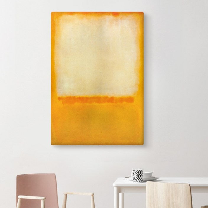 더 아트 컴퍼니 명화 추상화 그림 마크 로스코 22종 인테리어 액자 대형 거실 매장 카페 집들이 선물, 16.MR옐로우화이트