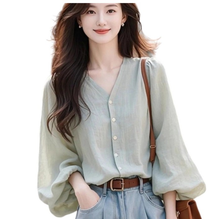 여 봄여름 시원한 가오리핏 블라우스