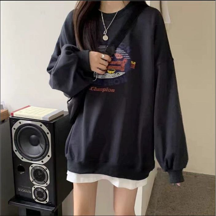 루즈핏 맨투맨 티셔츠