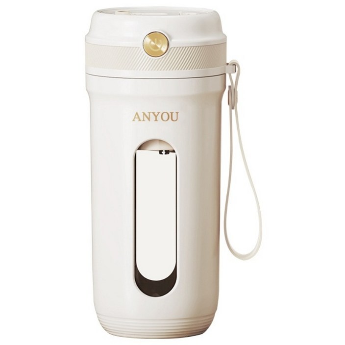 ANYOU 휴대용 무선 믹서기 사무실이나 야외에서 모두 휴대하고 사용할 수 있어 편리하고 미니 믹서기