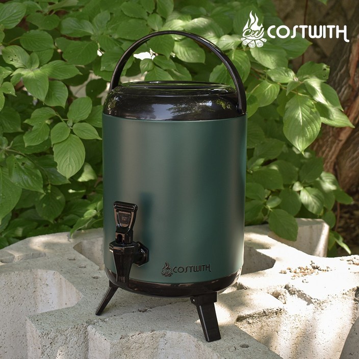 코스트위드 블랙넛 8L 스테인리스 워터저그 감성 캠핑물통