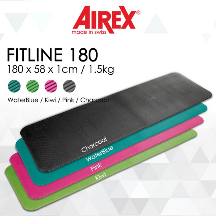 [AIREX] 피트라인 180 FITLINE 180 에어렉스 스위스 명품매트, 핑크