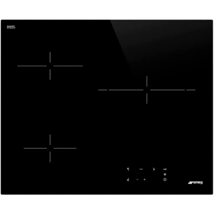SMEG SE263TD1 인덕션 블랙 3구 Glass Ceramic Plate