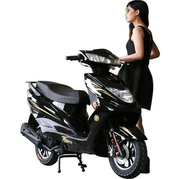 스쿠터 125cc 오토바이 가솔린 성인 안장 바퀴 핸들 기동력 휠 출퇴근 배달 클래식