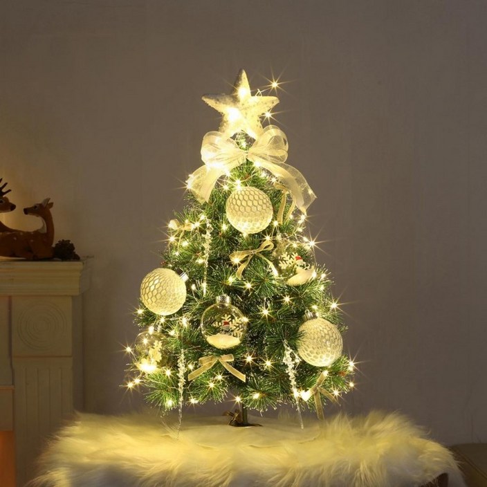 크리스마스 60m 트리 성탄절 풀세트 전구포함, 단일