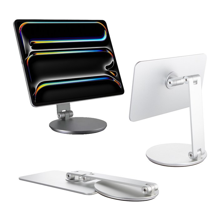 니케 Magsnap 올인원 아이패드 마그네틱 거치대 스탠드, 1개, 스페이스블랙, 프로11 65세대 M5M4