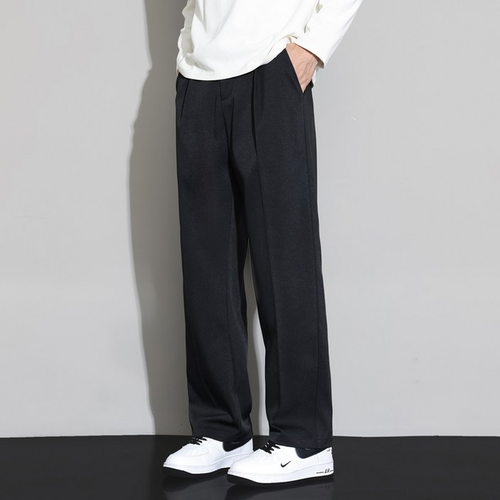 남성용 히든밴딩 정장슬랙스 남성 캐주얼 긴바지 Y2508