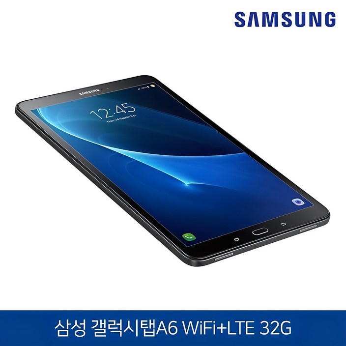 삼성전자 갤럭시탭A6 10.1 SMT585 WiFiLTE 32G 블랙 충전기케이블필름케이스 태블릿PC