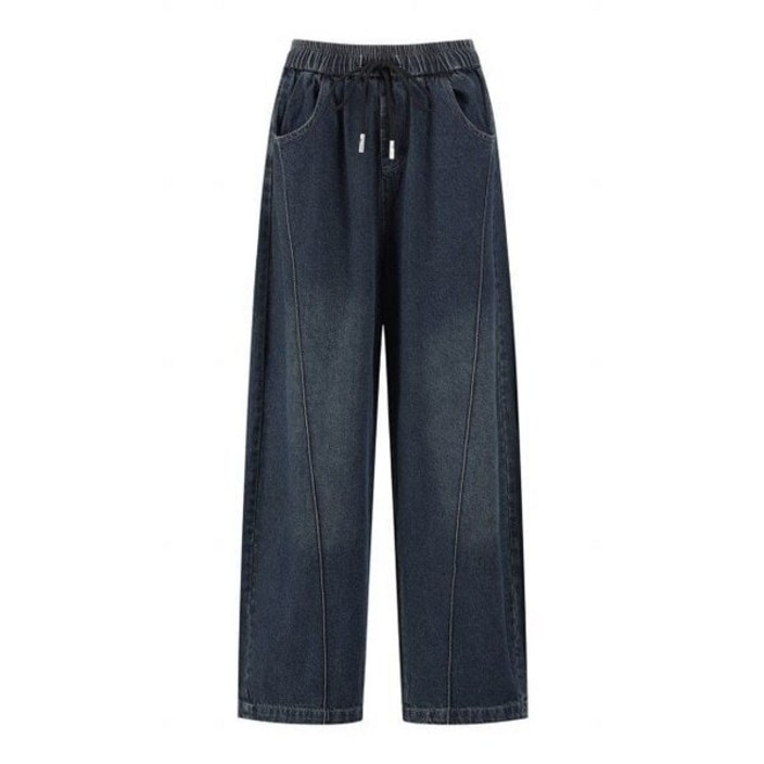 보니스팍스 와이드 허리 밴딩 끈 데님 팬츠 (P3TA003L0) 7822895