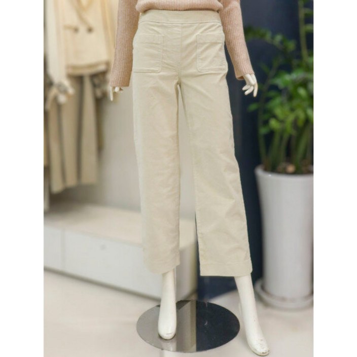 나이스클랍 나이스클랍 뒷밴딩 코듀로이 포켓 팬츠A244PWPA13IVDG